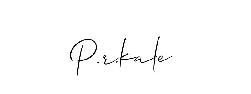 How to make P.r.kale signature? Allison_Script is a professional autograph style. Create handwritten signature for P.r.kale name. P.r.kale signature style 2 images and pictures png