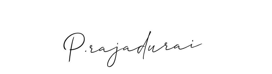 Design your own signature with our free online signature maker. With this signature software, you can create a handwritten (Allison_Script) signature for name P.rajadurai. P.rajadurai signature style 2 images and pictures png