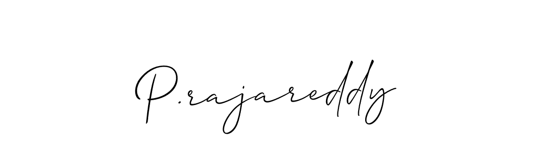 Use a signature maker to create a handwritten signature online. With this signature software, you can design (Allison_Script) your own signature for name P.rajareddy. P.rajareddy signature style 2 images and pictures png