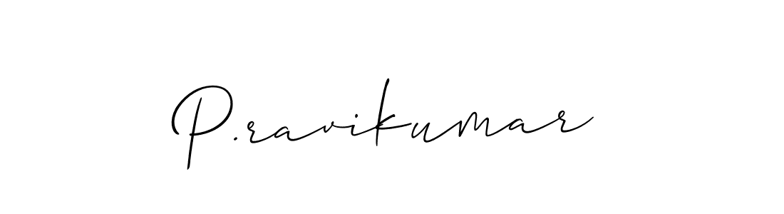 Also You can easily find your signature by using the search form. We will create P.ravikumar name handwritten signature images for you free of cost using Allison_Script sign style. P.ravikumar signature style 2 images and pictures png