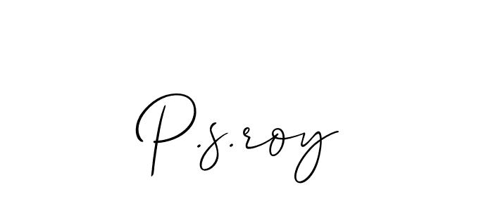 You can use this online signature creator to create a handwritten signature for the name P.s.roy. This is the best online autograph maker. P.s.roy signature style 2 images and pictures png