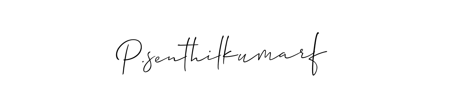 Make a beautiful signature design for name P.senthilkumarf. Use this online signature maker to create a handwritten signature for free. P.senthilkumarf signature style 2 images and pictures png