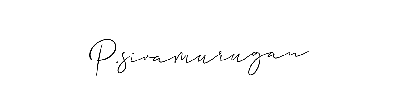 This is the best signature style for the P.sivamurugan name. Also you like these signature font (Allison_Script). Mix name signature. P.sivamurugan signature style 2 images and pictures png