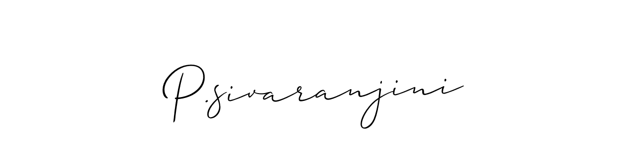 Make a beautiful signature design for name P.sivaranjini. Use this online signature maker to create a handwritten signature for free. P.sivaranjini signature style 2 images and pictures png