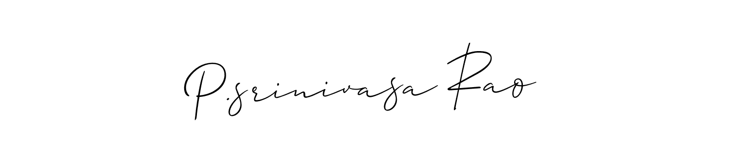 How to Draw P.srinivasa Rao signature style? Allison_Script is a latest design signature styles for name P.srinivasa Rao. P.srinivasa Rao signature style 2 images and pictures png