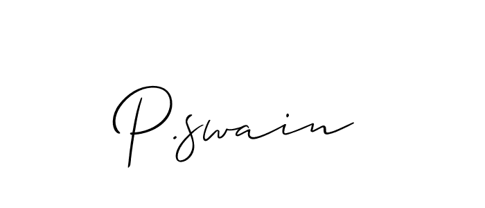 Also You can easily find your signature by using the search form. We will create P.swain name handwritten signature images for you free of cost using Allison_Script sign style. P.swain signature style 2 images and pictures png