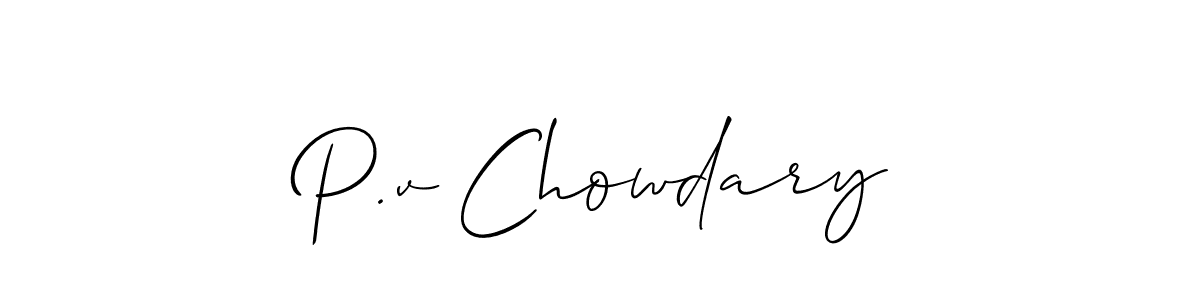 See photos of P.v Chowdary official signature by Spectra . Check more albums & portfolios. Read reviews & check more about Allison_Script font. P.v Chowdary signature style 2 images and pictures png