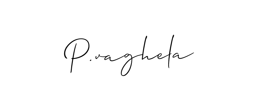How to make P.vaghela name signature. Use Allison_Script style for creating short signs online. This is the latest handwritten sign. P.vaghela signature style 2 images and pictures png