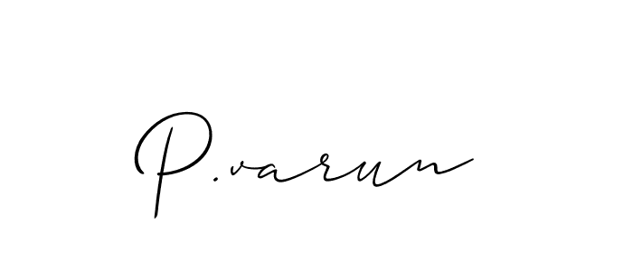 This is the best signature style for the P.varun name. Also you like these signature font (Allison_Script). Mix name signature. P.varun signature style 2 images and pictures png