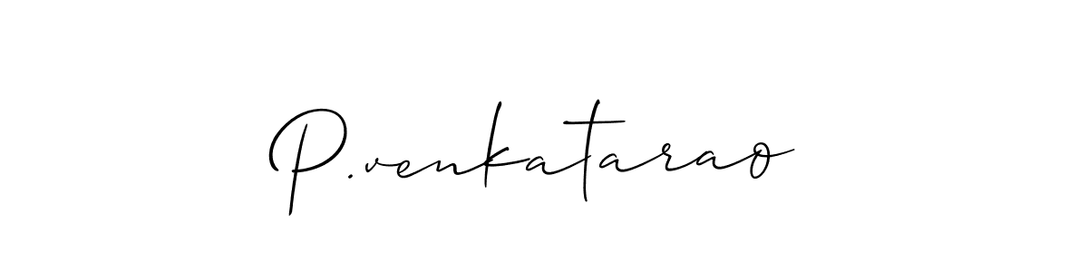 You should practise on your own different ways (Allison_Script) to write your name (P.venkatarao) in signature. don't let someone else do it for you. P.venkatarao signature style 2 images and pictures png