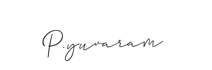 Make a beautiful signature design for name P.yuvaram. Use this online signature maker to create a handwritten signature for free. P.yuvaram signature style 2 images and pictures png