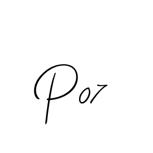 How to make P07 signature? Allison_Script is a professional autograph style. Create handwritten signature for P07 name. P07 signature style 2 images and pictures png