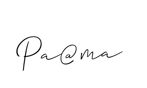How to Draw Pa@ma signature style? Allison_Script is a latest design signature styles for name Pa@ma. Pa@ma signature style 2 images and pictures png