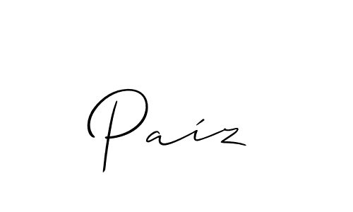 Create a beautiful signature design for name Paíz. With this signature (Allison_Script) fonts, you can make a handwritten signature for free. Paíz signature style 2 images and pictures png