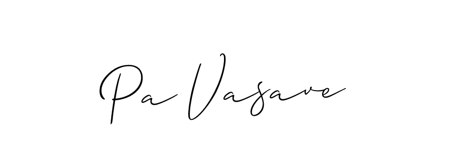 Allison_Script is a professional signature style that is perfect for those who want to add a touch of class to their signature. It is also a great choice for those who want to make their signature more unique. Get Pa Vasave name to fancy signature for free. Pa Vasave signature style 2 images and pictures png