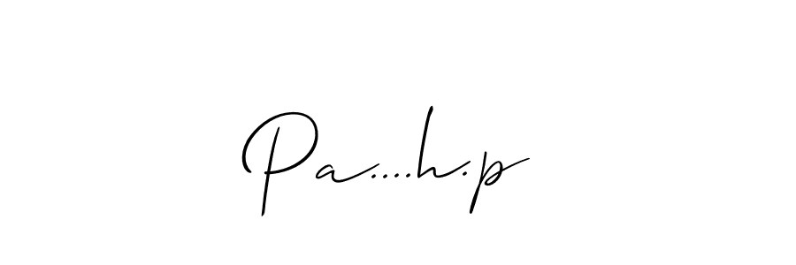 How to make Pa....h.p signature? Allison_Script is a professional autograph style. Create handwritten signature for Pa....h.p name. Pa....h.p signature style 2 images and pictures png