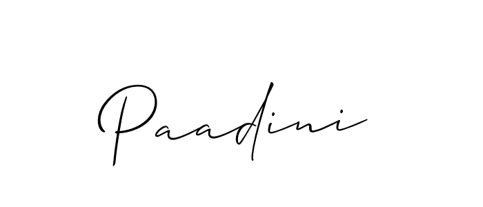 How to Draw Paadini signature style? Allison_Script is a latest design signature styles for name Paadini. Paadini signature style 2 images and pictures png