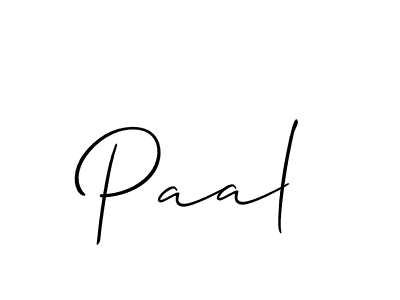 How to make Paal name signature. Use Allison_Script style for creating short signs online. This is the latest handwritten sign. Paal signature style 2 images and pictures png