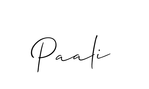 Also we have Paali name is the best signature style. Create professional handwritten signature collection using Allison_Script autograph style. Paali signature style 2 images and pictures png