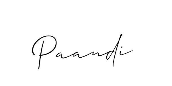 It looks lik you need a new signature style for name Paandi. Design unique handwritten (Allison_Script) signature with our free signature maker in just a few clicks. Paandi signature style 2 images and pictures png