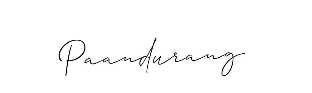 Also You can easily find your signature by using the search form. We will create Paandurang name handwritten signature images for you free of cost using Allison_Script sign style. Paandurang signature style 2 images and pictures png