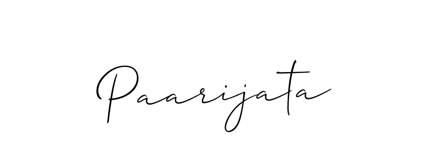 The best way (Allison_Script) to make a short signature is to pick only two or three words in your name. The name Paarijata include a total of six letters. For converting this name. Paarijata signature style 2 images and pictures png