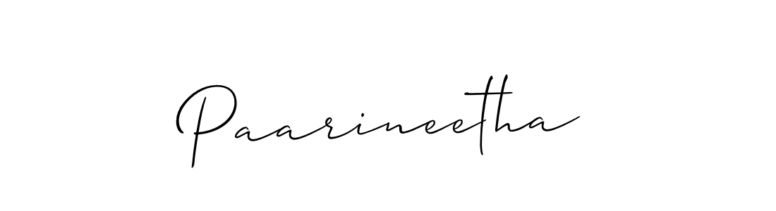 Make a beautiful signature design for name Paarineetha. Use this online signature maker to create a handwritten signature for free. Paarineetha signature style 2 images and pictures png