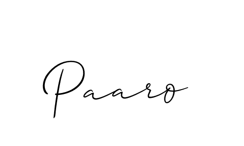 if you are searching for the best signature style for your name Paaro. so please give up your signature search. here we have designed multiple signature styles  using Allison_Script. Paaro signature style 2 images and pictures png