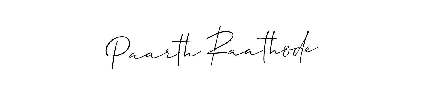 Once you've used our free online signature maker to create your best signature Allison_Script style, it's time to enjoy all of the benefits that Paarth Raathode name signing documents. Paarth Raathode signature style 2 images and pictures png