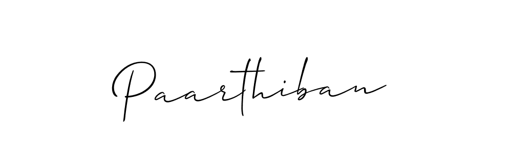 Paarthiban stylish signature style. Best Handwritten Sign (Allison_Script) for my name. Handwritten Signature Collection Ideas for my name Paarthiban. Paarthiban signature style 2 images and pictures png