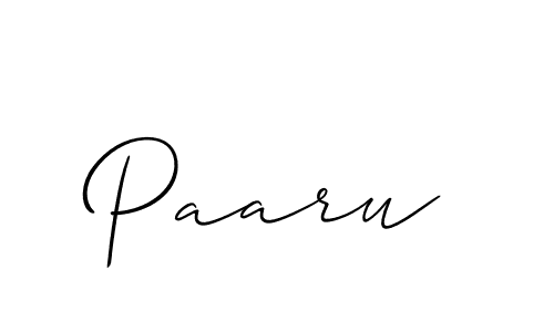 if you are searching for the best signature style for your name Paaru. so please give up your signature search. here we have designed multiple signature styles  using Allison_Script. Paaru signature style 2 images and pictures png