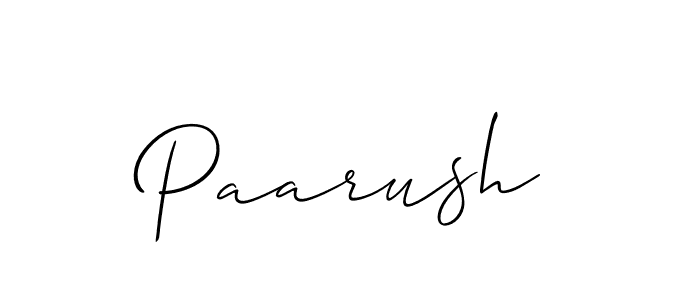 Make a short Paarush signature style. Manage your documents anywhere anytime using Allison_Script. Create and add eSignatures, submit forms, share and send files easily. Paarush signature style 2 images and pictures png