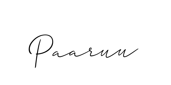 Make a beautiful signature design for name Paaruu. Use this online signature maker to create a handwritten signature for free. Paaruu signature style 2 images and pictures png