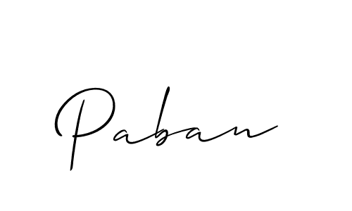 Make a short Paban signature style. Manage your documents anywhere anytime using Allison_Script. Create and add eSignatures, submit forms, share and send files easily. Paban signature style 2 images and pictures png