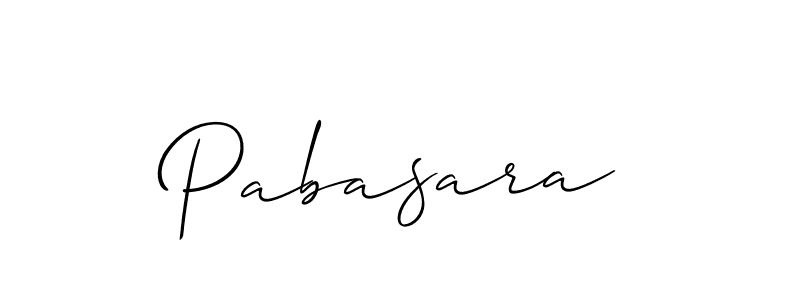 Similarly Allison_Script is the best handwritten signature design. Signature creator online .You can use it as an online autograph creator for name Pabasara. Pabasara signature style 2 images and pictures png