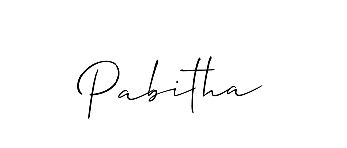 How to Draw Pabitha signature style? Allison_Script is a latest design signature styles for name Pabitha. Pabitha signature style 2 images and pictures png