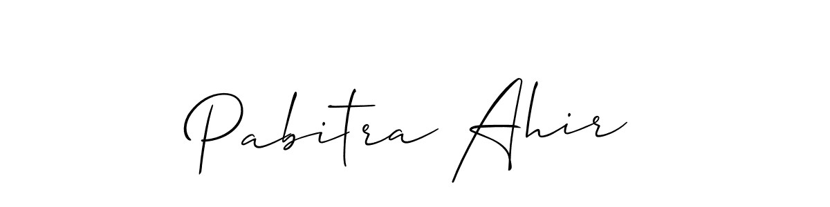 It looks lik you need a new signature style for name Pabitra Ahir. Design unique handwritten (Allison_Script) signature with our free signature maker in just a few clicks. Pabitra Ahir signature style 2 images and pictures png