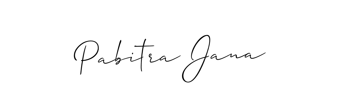 Also we have Pabitra Jana name is the best signature style. Create professional handwritten signature collection using Allison_Script autograph style. Pabitra Jana signature style 2 images and pictures png