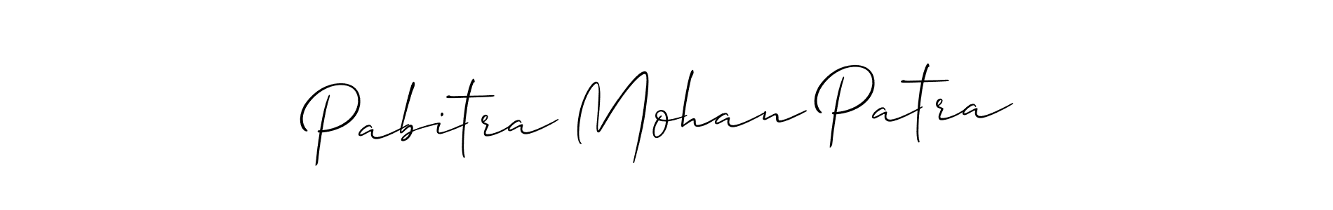 Make a beautiful signature design for name Pabitra Mohan Patra. With this signature (Allison_Script) style, you can create a handwritten signature for free. Pabitra Mohan Patra signature style 2 images and pictures png