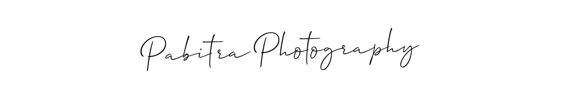 How to make Pabitra Photography signature? Allison_Script is a professional autograph style. Create handwritten signature for Pabitra Photography name. Pabitra Photography signature style 2 images and pictures png