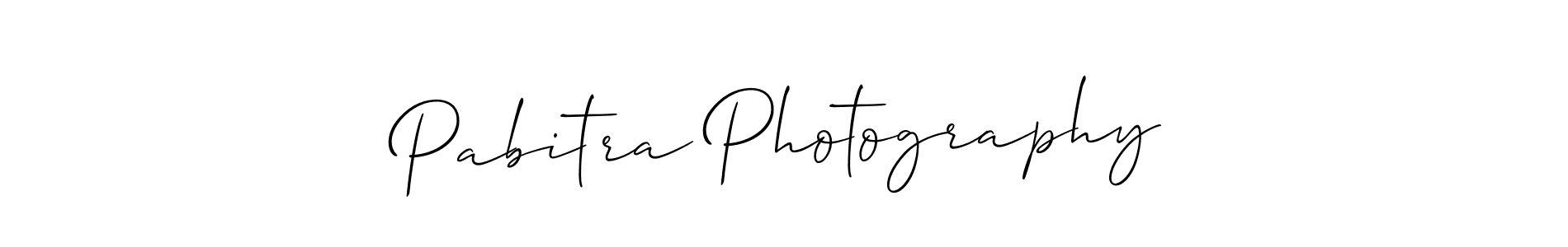 How to make Pabitra Photography signature? Allison_Script is a professional autograph style. Create handwritten signature for Pabitra Photography name. Pabitra Photography signature style 2 images and pictures png