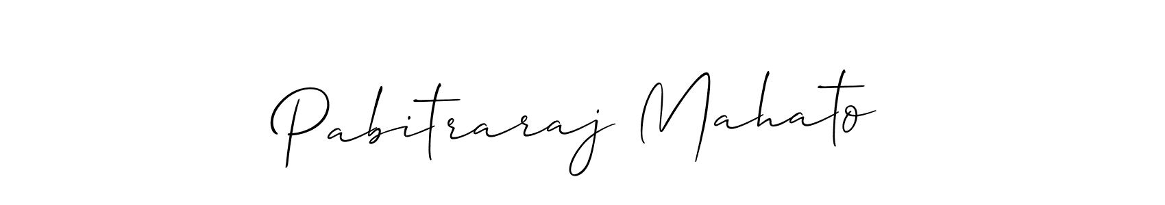 Use a signature maker to create a handwritten signature online. With this signature software, you can design (Allison_Script) your own signature for name Pabitraraj Mahato. Pabitraraj Mahato signature style 2 images and pictures png