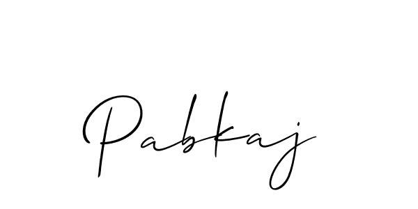 Create a beautiful signature design for name Pabkaj. With this signature (Allison_Script) fonts, you can make a handwritten signature for free. Pabkaj signature style 2 images and pictures png