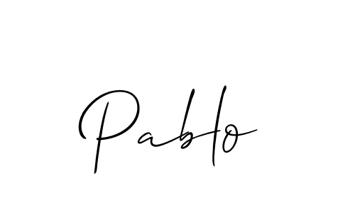 Also we have Pablo name is the best signature style. Create professional handwritten signature collection using Allison_Script autograph style. Pablo signature style 2 images and pictures png