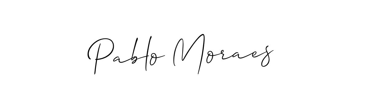 Allison_Script is a professional signature style that is perfect for those who want to add a touch of class to their signature. It is also a great choice for those who want to make their signature more unique. Get Pablo Moraes name to fancy signature for free. Pablo Moraes signature style 2 images and pictures png