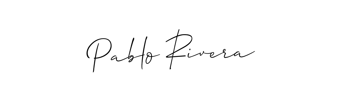 Allison_Script is a professional signature style that is perfect for those who want to add a touch of class to their signature. It is also a great choice for those who want to make their signature more unique. Get Pablo Rivera name to fancy signature for free. Pablo Rivera signature style 2 images and pictures png