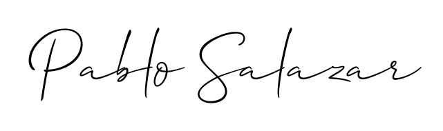 Discover the perfect balance of readability and style for Pablo Salazar with Allison_Script font. Create your dream signature today. Pablo Salazar signature style 2 images and pictures png