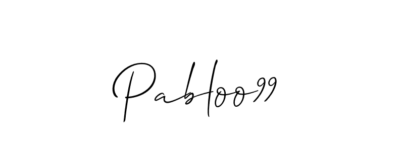 Create a beautiful signature design for name Pabloo99. With this signature (Allison_Script) fonts, you can make a handwritten signature for free. Pabloo99 signature style 2 images and pictures png
