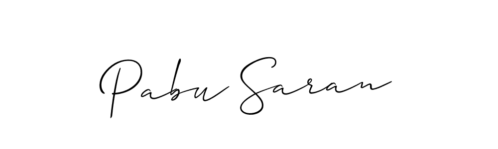 Similarly Allison_Script is the best handwritten signature design. Signature creator online .You can use it as an online autograph creator for name Pabu Saran. Pabu Saran signature style 2 images and pictures png