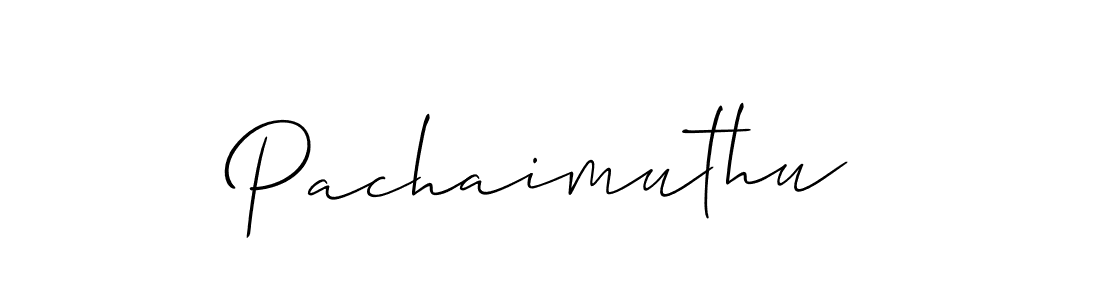 The best way (Allison_Script) to make a short signature is to pick only two or three words in your name. The name Pachaimuthu include a total of six letters. For converting this name. Pachaimuthu signature style 2 images and pictures png